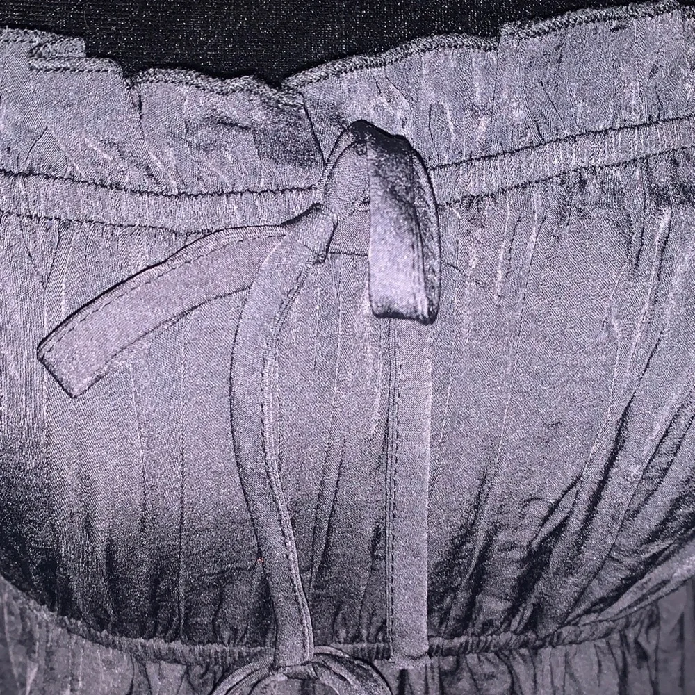 NEW- FUN & Elegant Black Ruffled Camisole Top All In One! - Picture 3 of 13